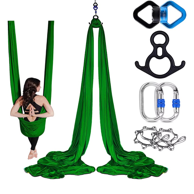 Yoga And Fitness Studio - ชุดเปลโยคะแบบปรับได้สะดวกสบาย อุปกรณ์ฟิตเนสคุณภาพสูงสำหรับใช้ในบ้านและสตูดิโอ รุ่นใหม่ ปี 2026