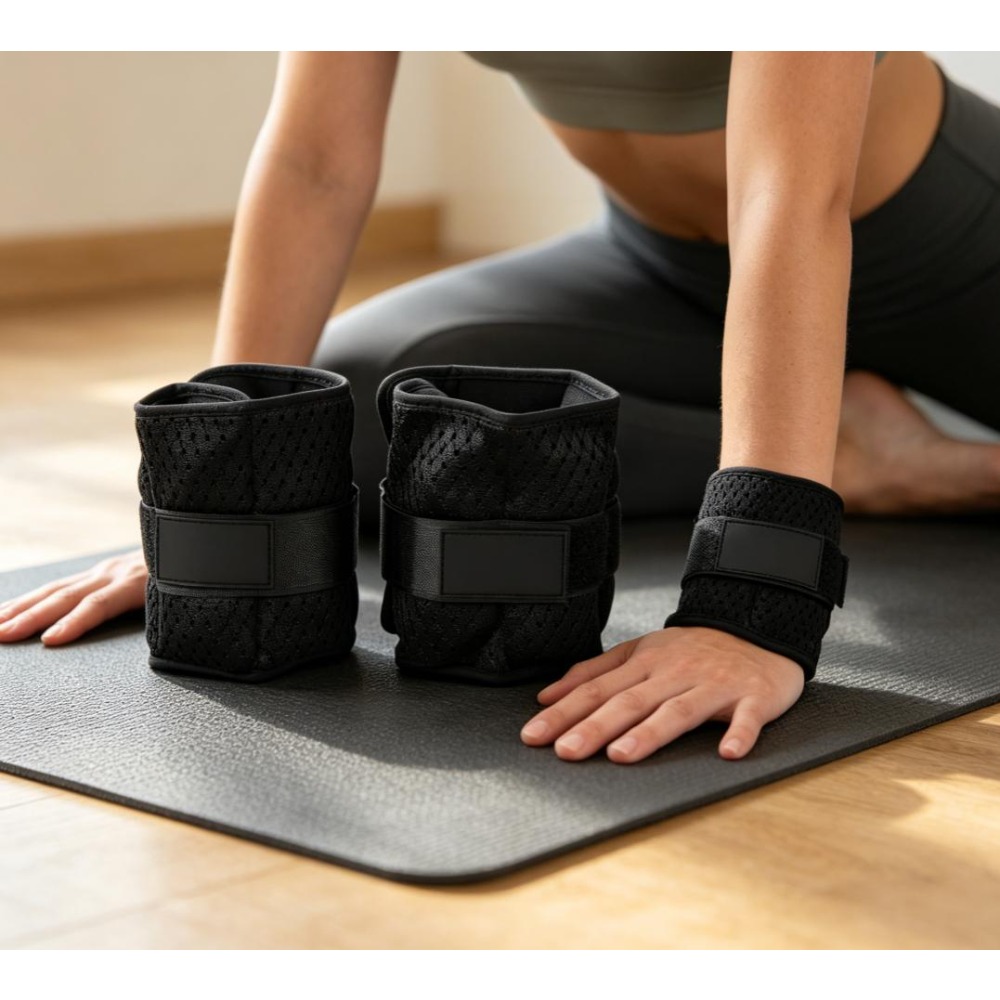 Ankle Weights - น้ำหนักข้อเท้าและข้อมือแบบปรับได้ 2.5 ปอนด์ต่อคู่ รวม 5 ปอนด์
