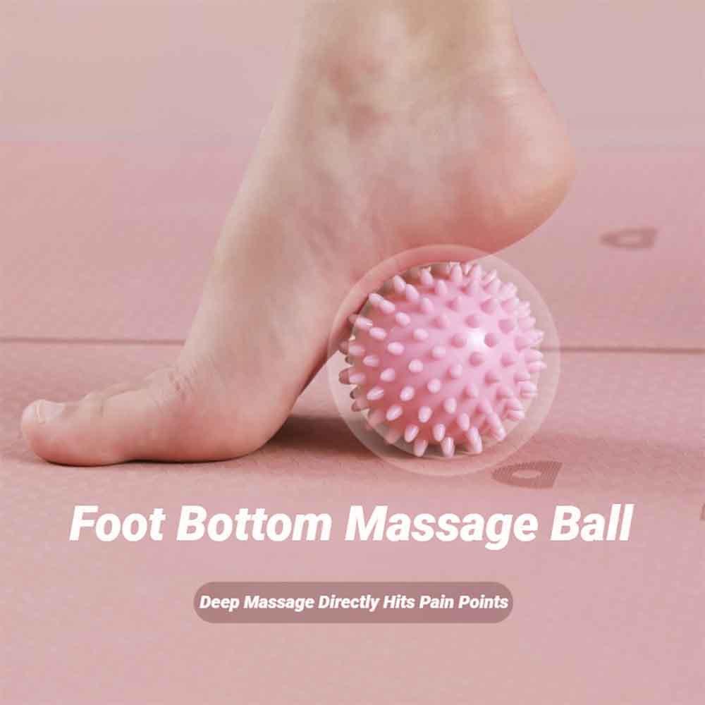 Yoga Fitness Ball - ลูกบอลนวดโยคะ ลูกบอลนวดฟาสเชีย สำหรับออกกำลังกาย ฟื้นฟูกล้ามเนื้อ บรรเทาอาการปวดเมื่อย ใช้ได้กับไหล่