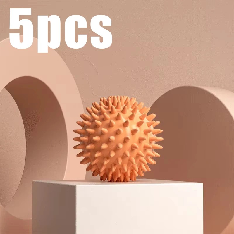 Yoga Fitness Ball - 1/5PCS 6 ซม.นวด Fascia กล้ามเนื้อนวดผ่อนคลายโยคะฟิตเนสไหล่คอนวดเท้า Hard