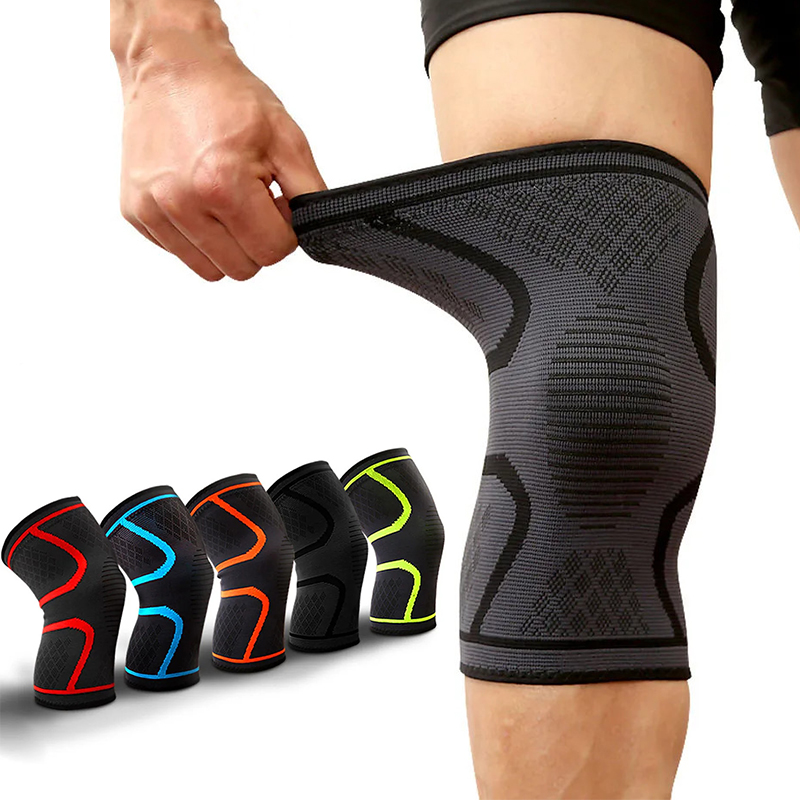 Knee Sleeve Compression - แผ่นรองเข่าแบบรัดกระชับ 1 ชิ้น สำหรับโรคข้ออักเสบ ป้องกันข้อต่อ รองรับการเล่นกีฬา