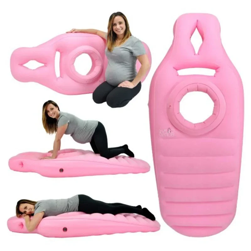 Yoga And Fitness Mat - Inflatable หมอนตั้งครรภ์เสื่อโยคะสําหรับหญิงตั้งครรภ์ Inflatable Mat ที่นอนการตั้งครรภ์คลอดบุตร Body