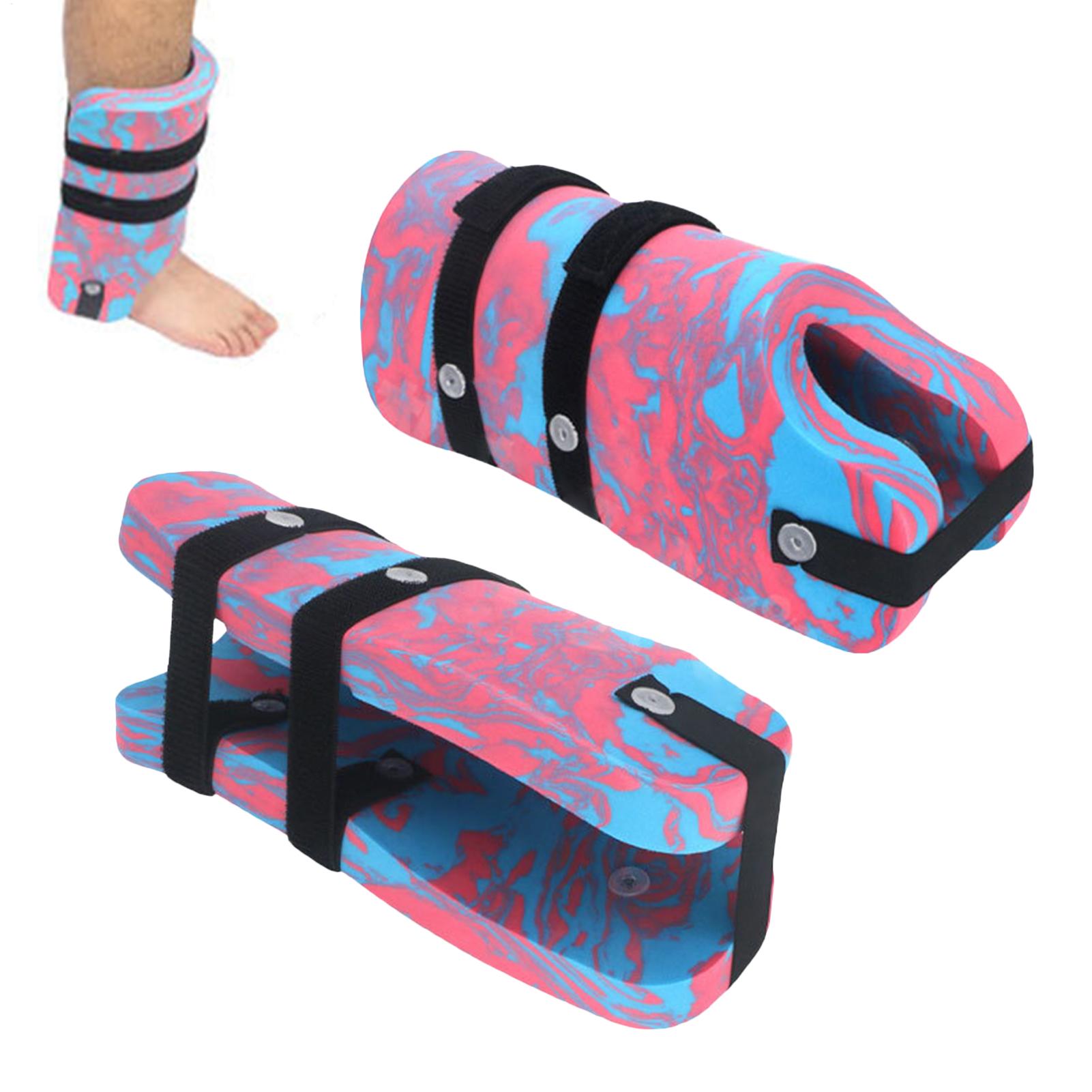 Ankle Weights - น้ำหนักข้อเท้าสำหรับออกกำลังกายในน้ำ 2 ชิ้น อุปกรณ์ฝึกซ้อมในน้ำ น้ำหนักข้อเท้าสำหรับแอโรบิกในสระ ใช้สำหรับออกกำลังกายที่บ้าน