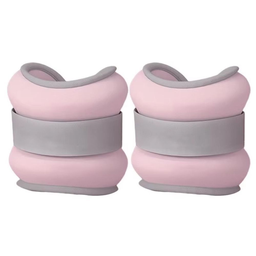 Ankle Weights - 1 คู่สร้อยข้อมือน้ำหนักข้อมือกันเหงื่อระบายอากาศได้โยคะน้ำหนักข้อเท้าสากลเติมทราย