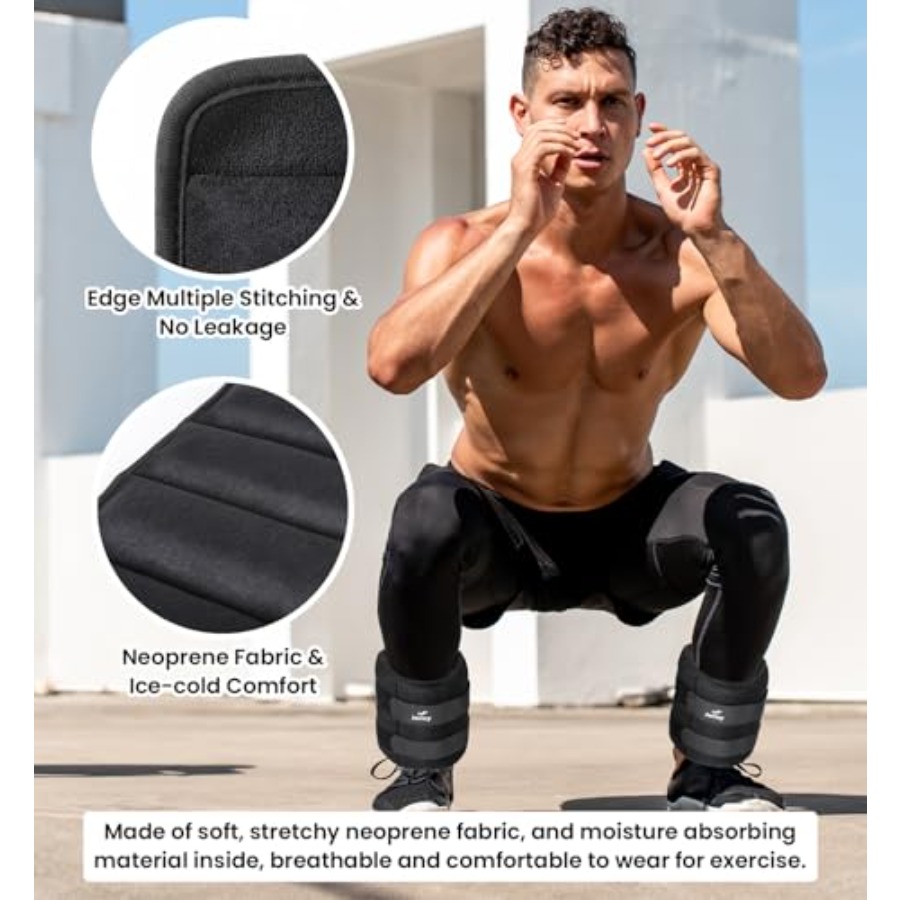 ตุ้มน้ำหนักข้อเท้าสำหรับกายภาพ - Ankle Weights บทวิจารณ์และราคา