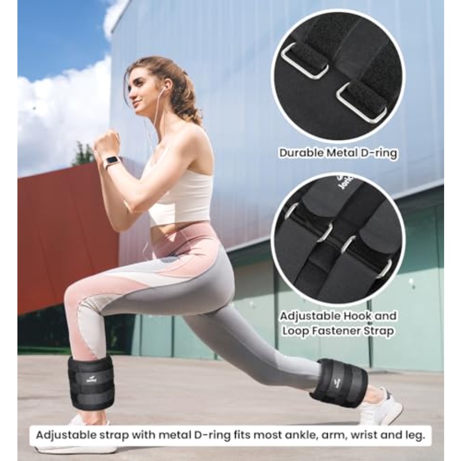 ตุ้มน้ำหนักข้อเท้าสำหรับกายภาพ - Ankle Weights บทวิจารณ์และราคา