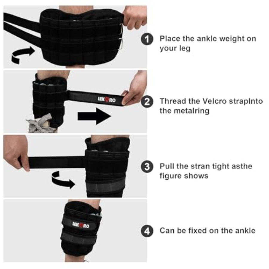 แผ่นเหล็กถ่วงน้ำหนักข้อเท้าและ - Ankle Weights บทวิจารณ์และราคา
