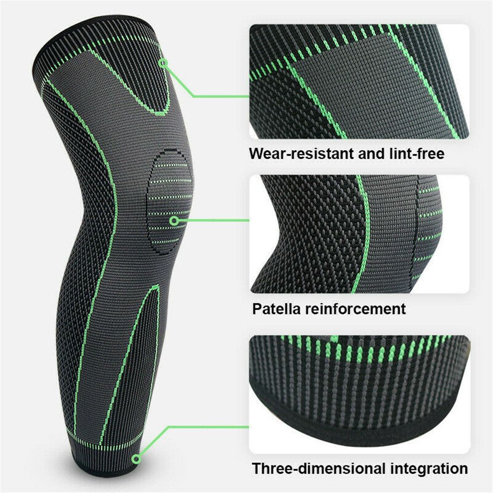 สนับเข่าสนับเข่าแผ่นรัดเข่าแบบ - Knee Sleeve Compression บทวิจารณ์และราคา