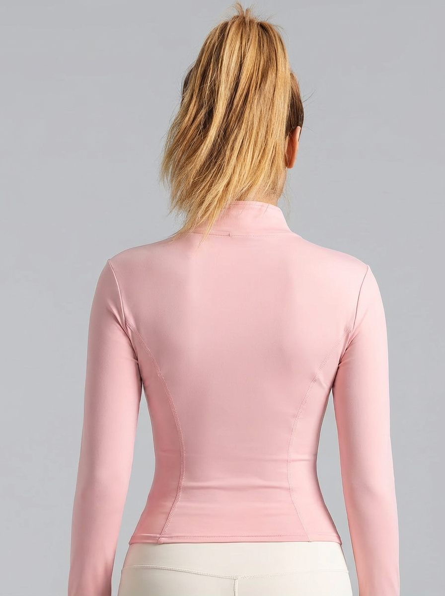 เสื้อโยคะสีชมพูอ่อนสำหรับผู้หญ - Fitness Yoga & Kickfit บทวิจารณ์และราคา