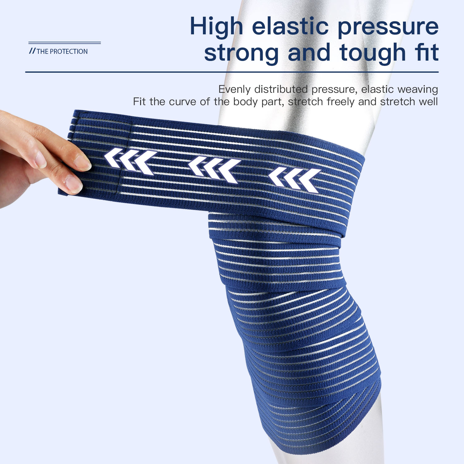 1 PC เทปผ้าพันแผลการบีบอัดข้อเ - Knee Sleeve Compression บทวิจารณ์และราคา
