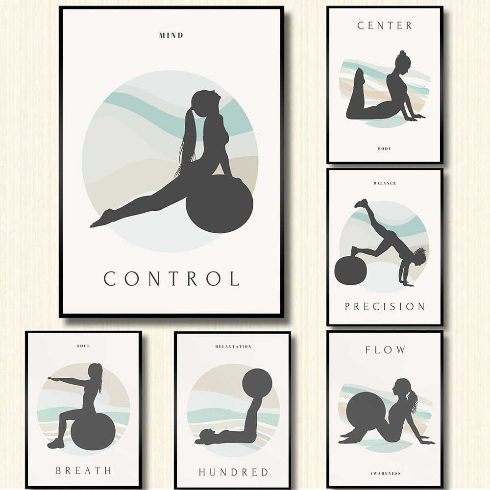 โปสเตอร์รูปภาพสร้างแรงบันดาลใจ - Yoga Fitness Quotes บทวิจารณ์และราคา
