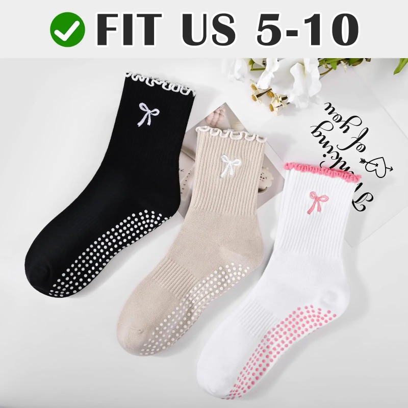 ถุงเท้าโยคะมืออาชีพ สายรัดผ้าฝ - Fitness Yoga & Kickfit บทวิจารณ์และราคา