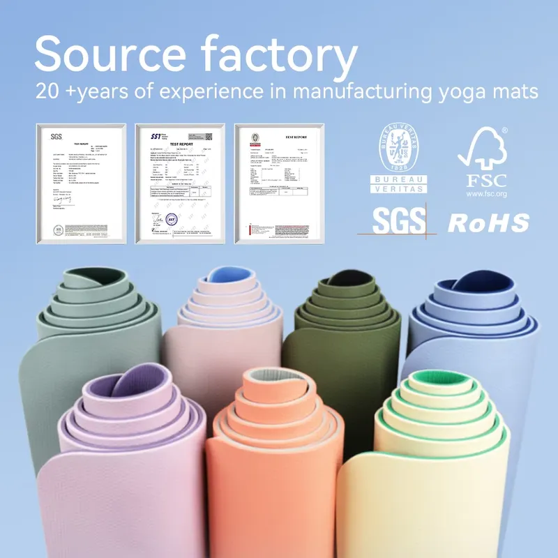 เสื่อโยคะรูปวงรีทนทาน ยี่ห้อ C - Yoga And Fitness Mat บทวิจารณ์และราคา