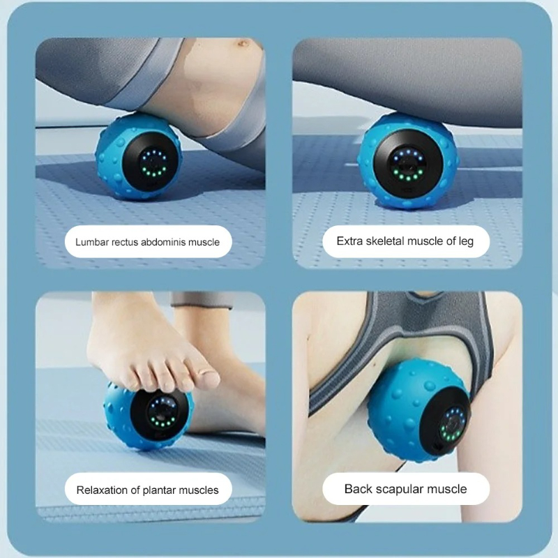 ลูกบอลนวดสั่นสะเทือนไฟฟ้าแบบมี - Yoga Fitness Ball บทวิจารณ์และราคา