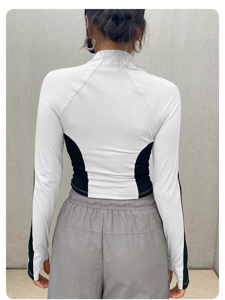 เสื้อโยคะ แจ็คเก็ตคอตั้ง แขนยา - Fitness Yoga & Kickfit บทวิจารณ์และราคา