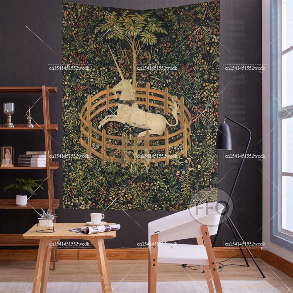 ผ้าคลุมติดผนังลายยูนิคอร์นผ้าเ - Yoga And Fitness Mat บทวิจารณ์และราคา