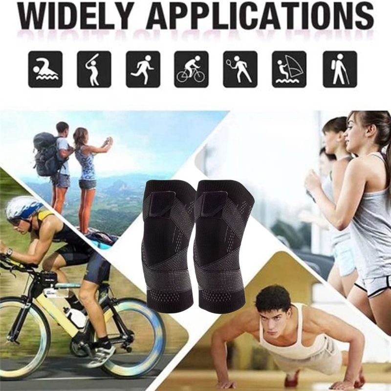 POPULAR-2 PCS แผ่นรองเข่าสำหรั - Knee Sleeve Compression บทวิจารณ์และราคา