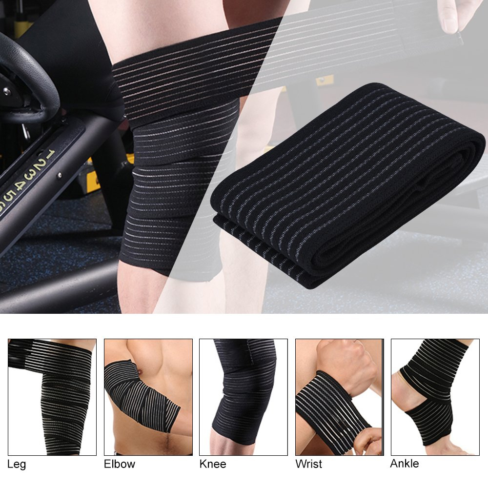 1PCS 40-300 ซม.การบีบอัดผ้าพัน - Knee Sleeve Compression บทวิจารณ์และราคา