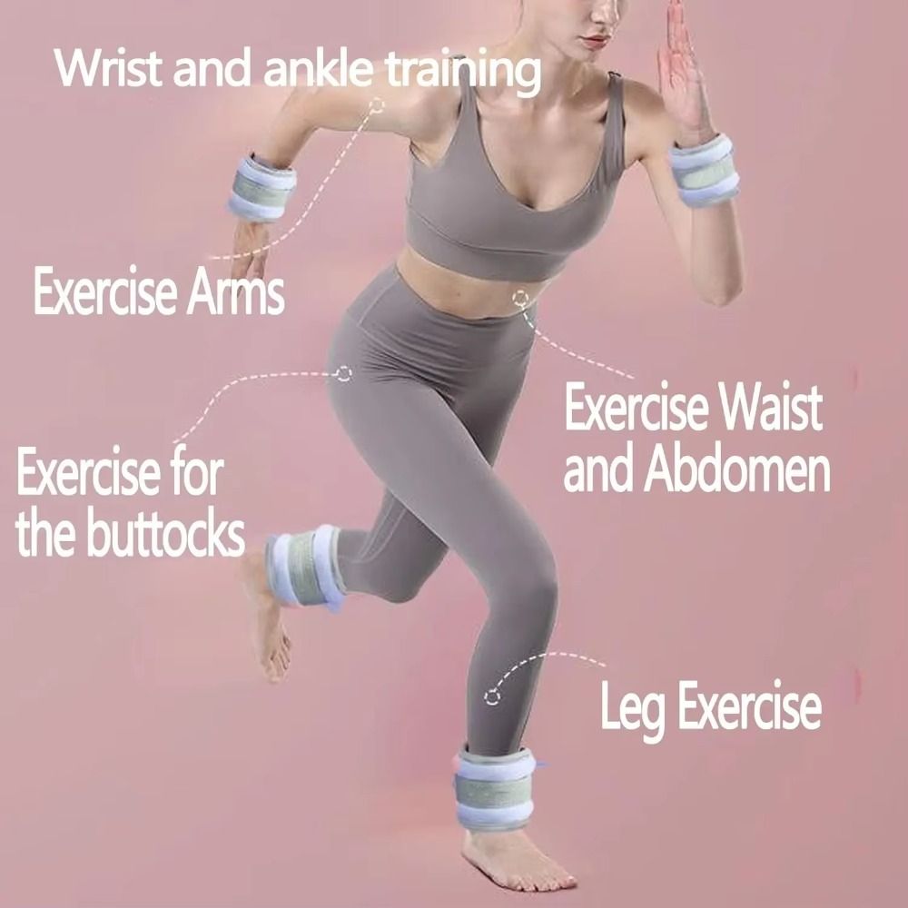 1 คู่สร้อยข้อมือน้ำหนักข้อมือก - Ankle Weights บทวิจารณ์และราคา