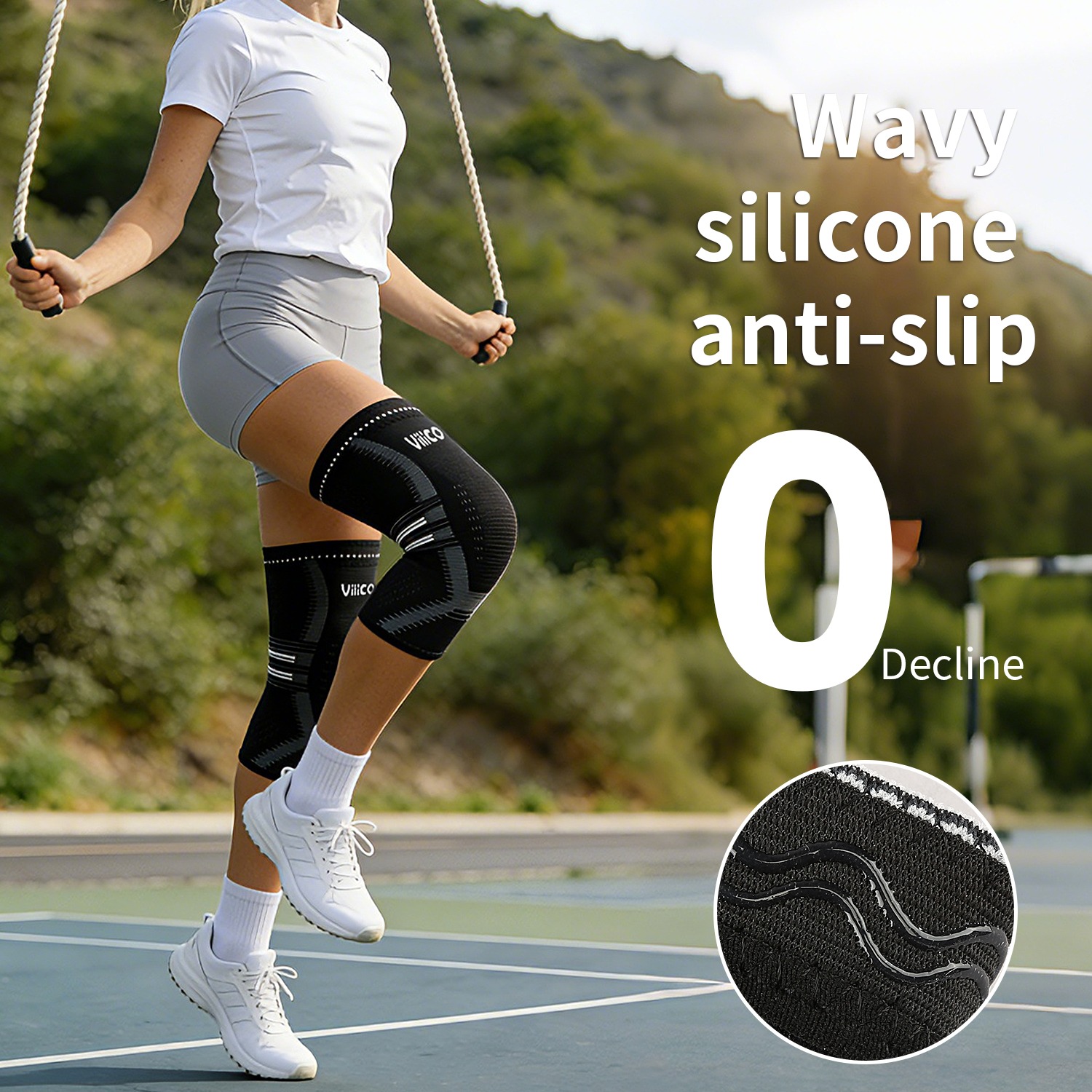 อุปกรณ์พยุงเข่า 1 ชิ้น สำหรับผ - Knee Sleeve Compression บทวิจารณ์และราคา