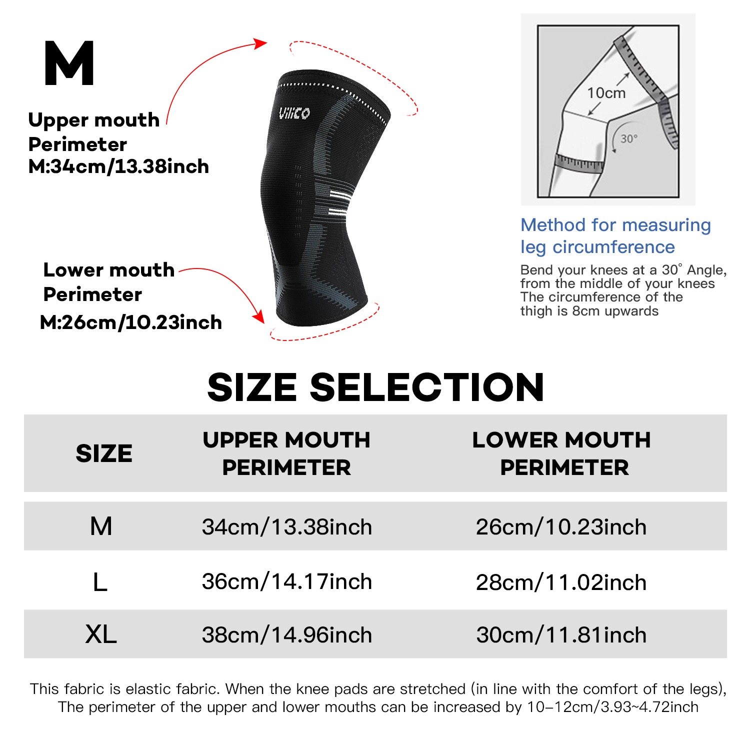 อุปกรณ์พยุงเข่า 1 ชิ้น สำหรับผ - Knee Sleeve Compression บทวิจารณ์และราคา