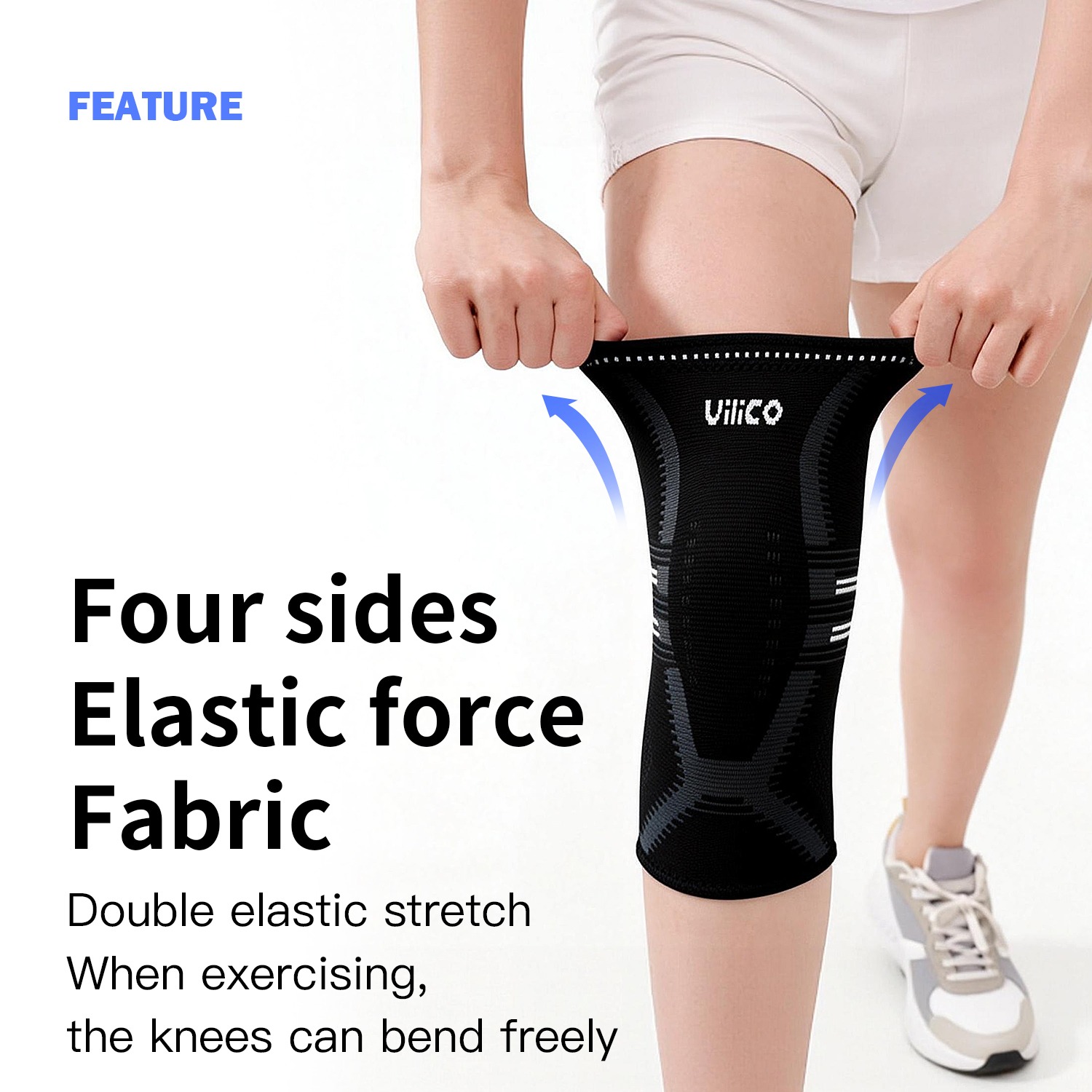 อุปกรณ์พยุงเข่า 1 ชิ้น สำหรับผ - Knee Sleeve Compression บทวิจารณ์และราคา